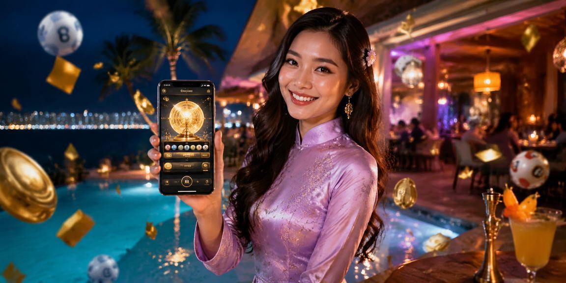 Cảnh quan Nha Trang với người dùng theo dõi sự kiện thể thao và kèo trực tuyến